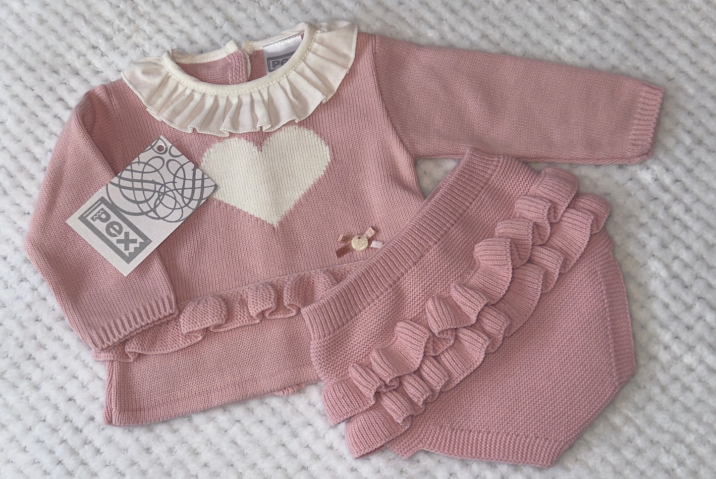 Pex Dusky Pink Heart Set